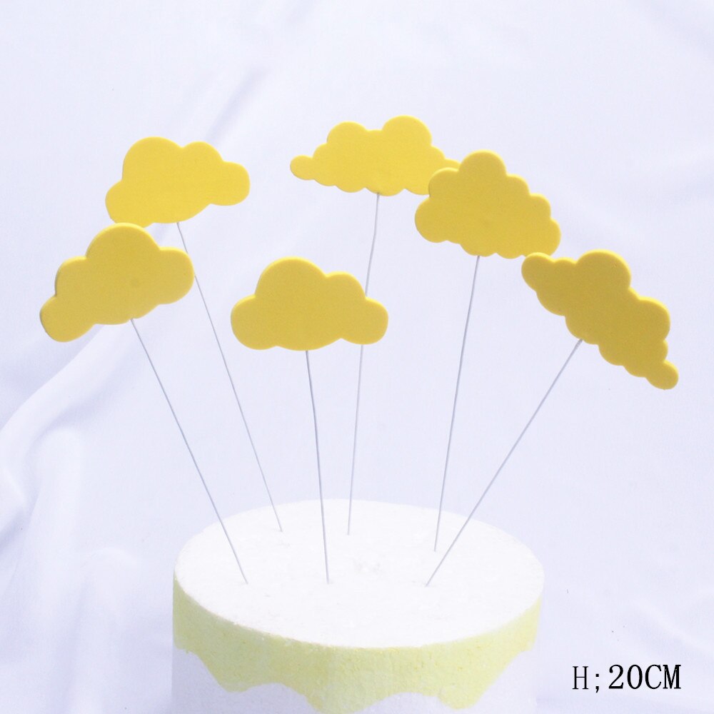 Sckday Cloud Cake Topper Gelukkig Verjaardagstaart Grandado