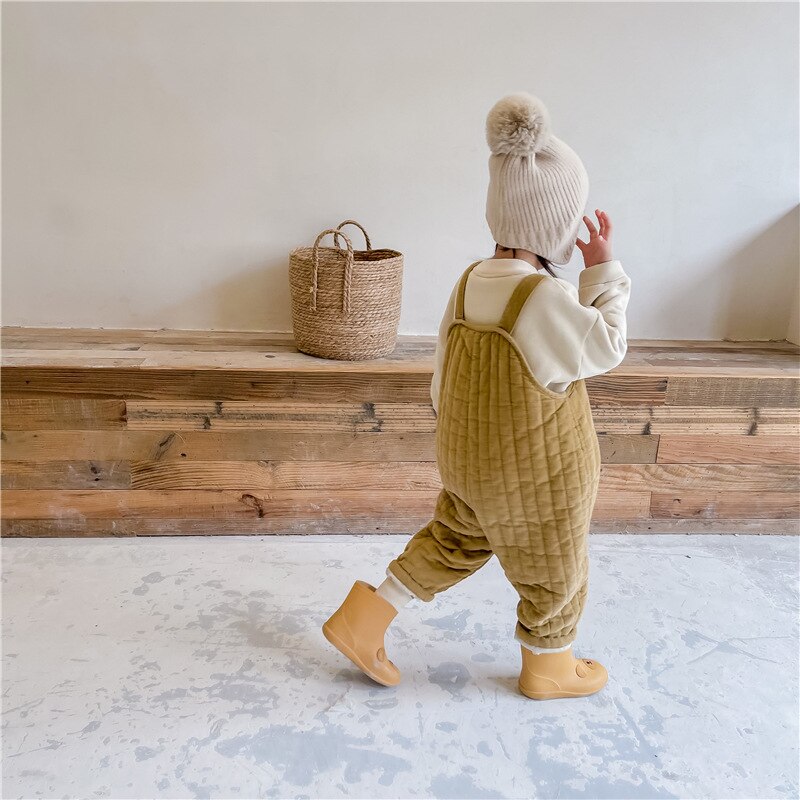 Winter Kinderen Warm Overalls Katoen Dikker Jongen Grandado