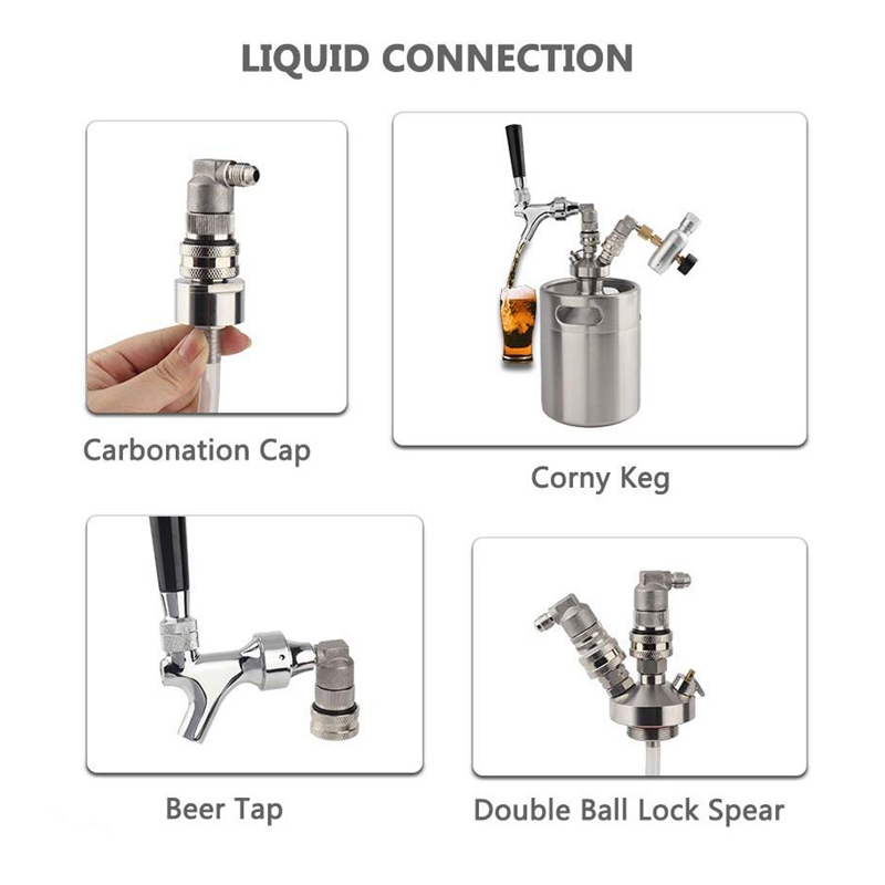 Ball Lock Disconnect Homebrew Biervat Connectors M Grandado