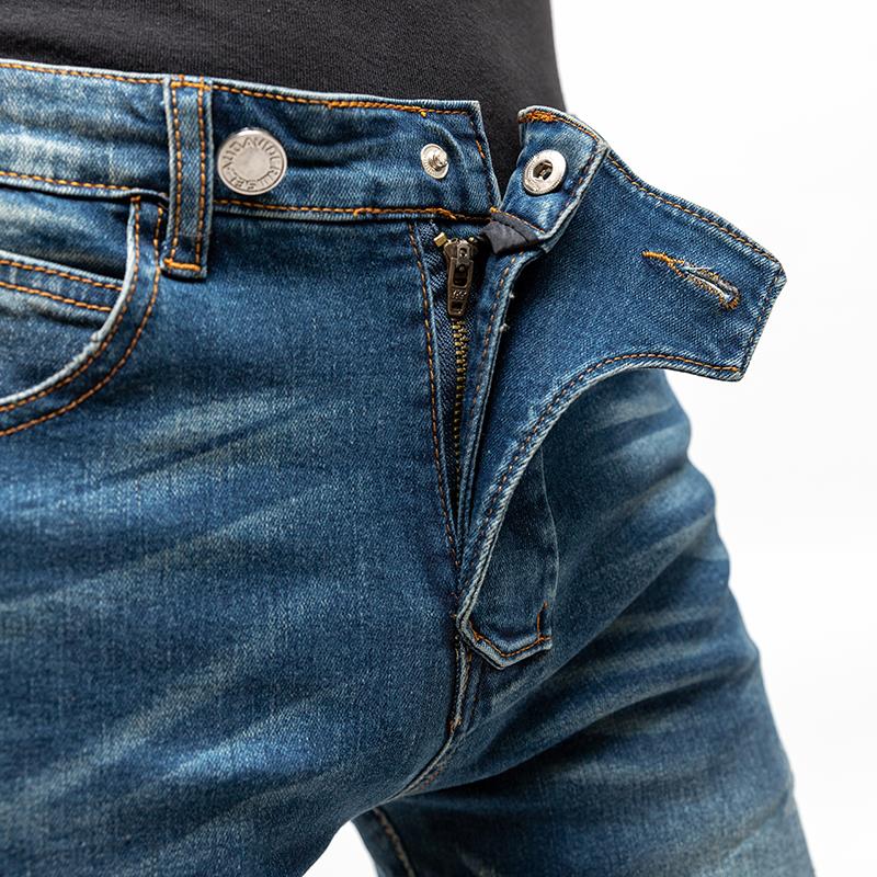 UGB02 Aynı Model Klasik Motosiklet Kot Damla Direnci Ince Denim Moto