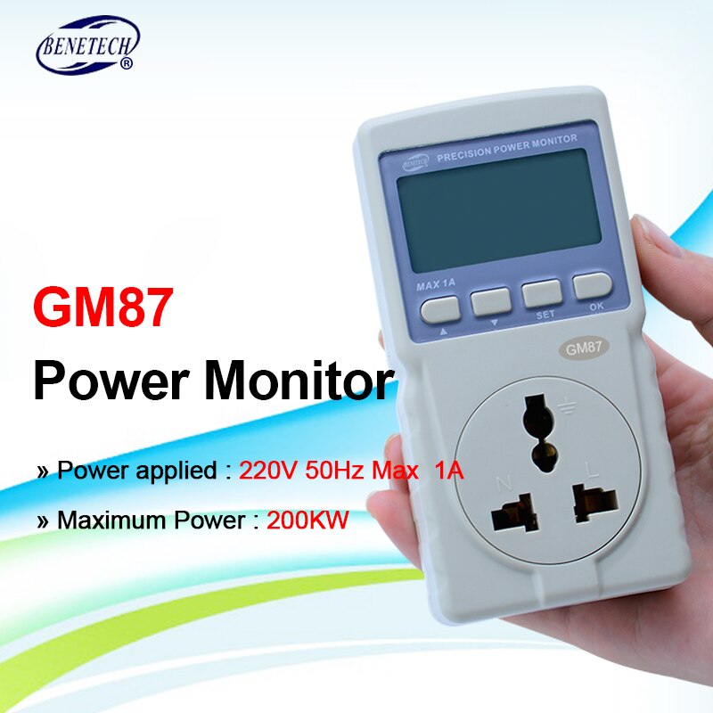 BENETECH Digitale Micro Power Meter Analyzer Monit Grandado