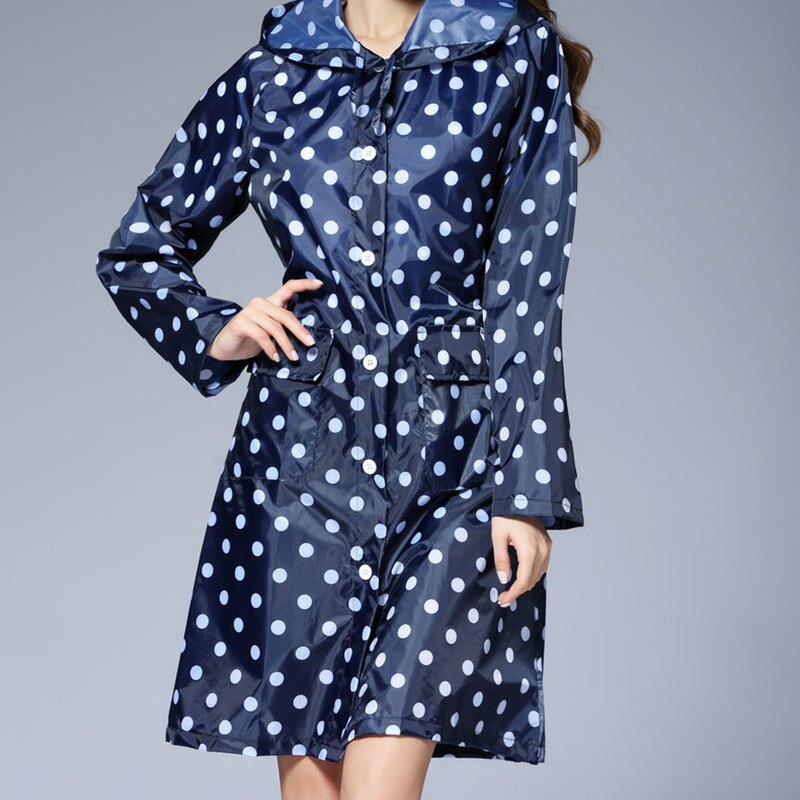 Dot Lady Polyester Regenjas Impermeable Volwassen Grandado