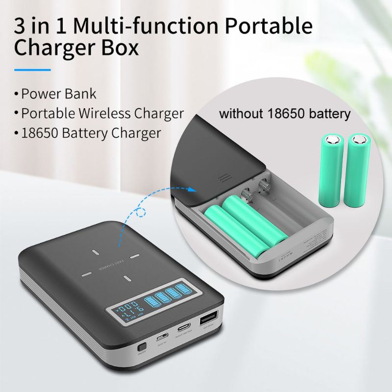 In Batterie Diy W Qi Drahtlose Ladeger T Usb Typ C Pd