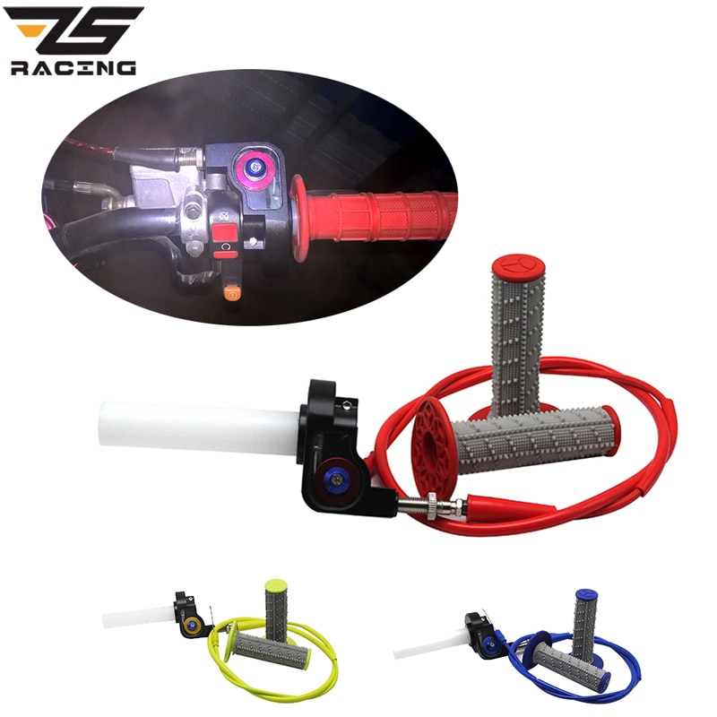 Zs Racing Een Set Motorfiets Gashendel Grip Quick Grandado