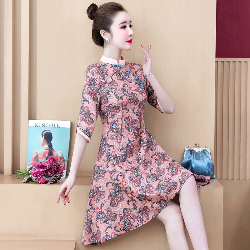 Chinese Jurk Chinese Cheongsam Traditionele Bruilo Grandado