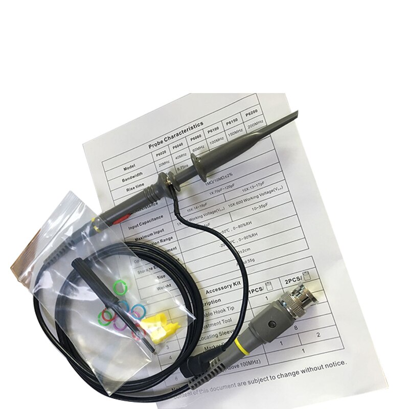 Digital Oscilloscope Probe X X Dc Mhz P Osciloscopio Test