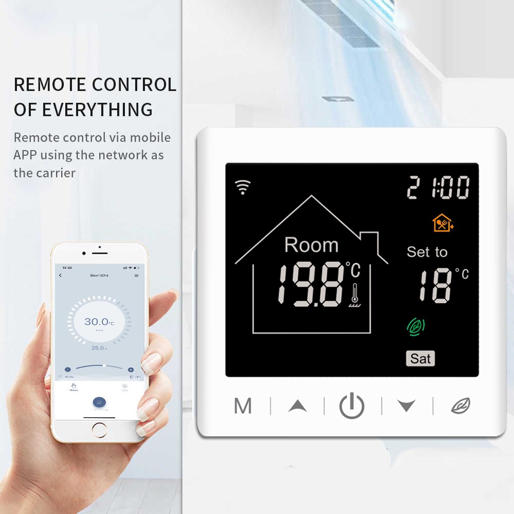 Termoregolatore Vancoo Tuya Wifi Smart Termostato Grandado