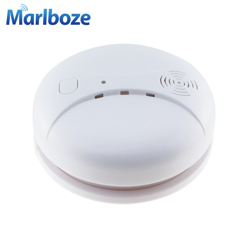 Marlboze Detector De Humo Fotoel Ctrico Inal Mbrico Para Seguridad Del