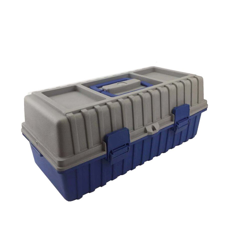 Drie Layer Plastic Hardware Toolbox Multifunctione Grandado