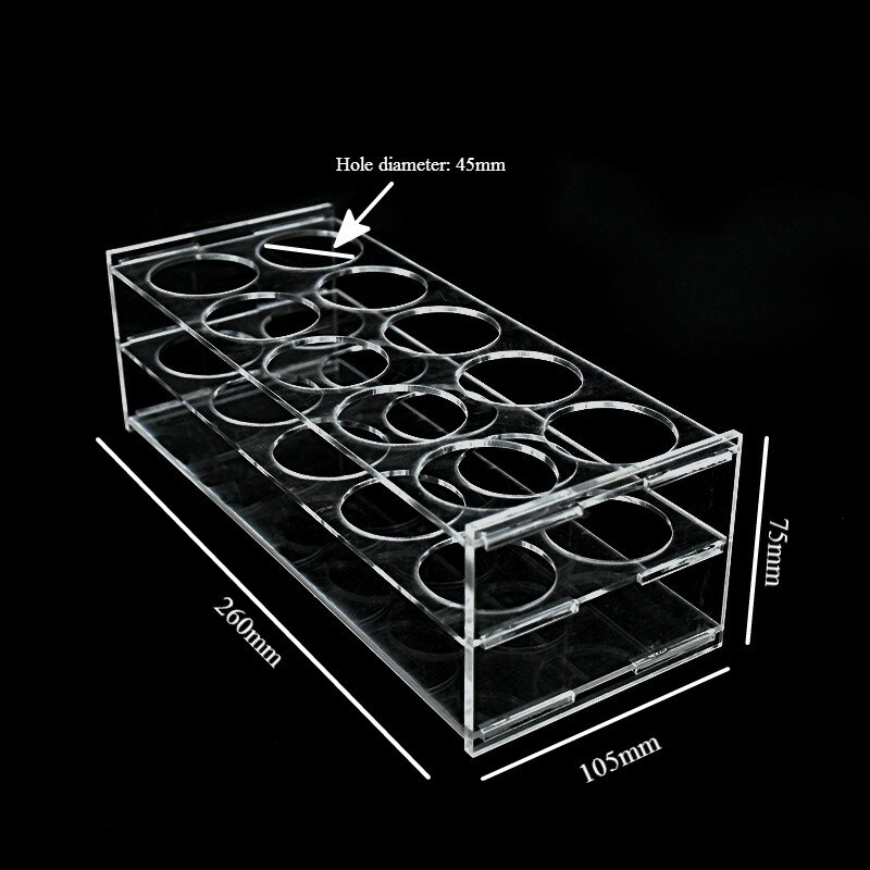 120 Ml 10 Gaten Plexiglas Centrifugebuis Rack 10 Grandado