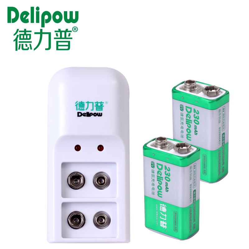 Delipow 9 V Oplaadbare Hoge Capaciteit 9 V Batteri Grandado