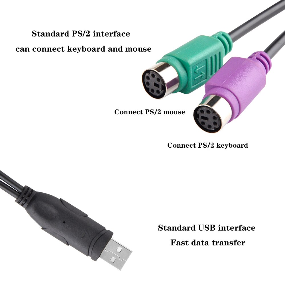 Conector Usb Macho A Pines Ps Para Ps Cable De Extensi N Hembra Y