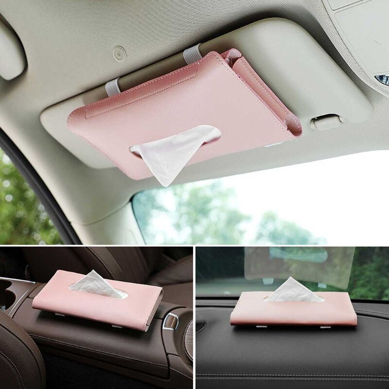 1 Pcs Auto Tissue Box Handdoek Sets Auto Zonneklep Grandado