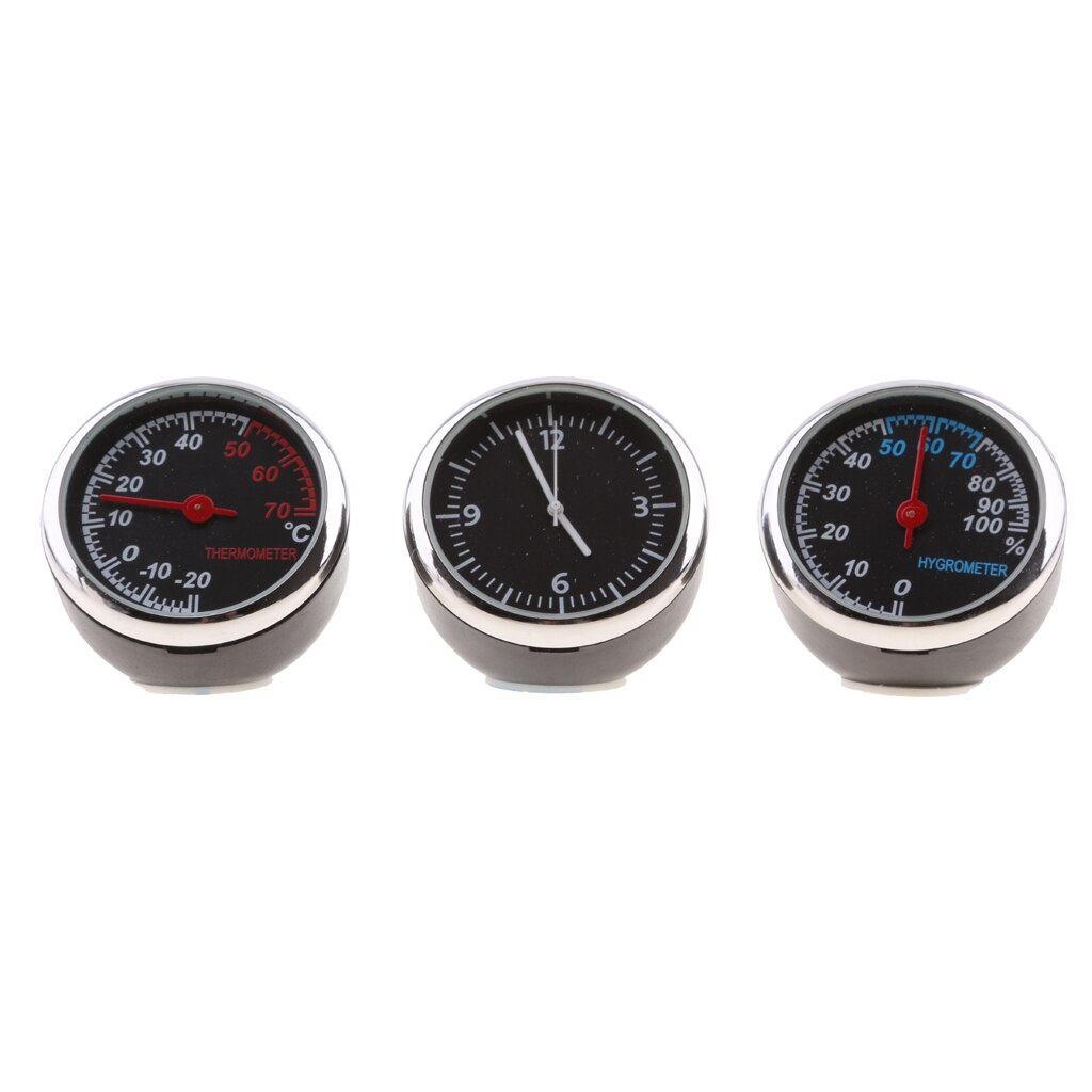 Stks Set Digitale Auto Thermometer Hygrometer Grandado