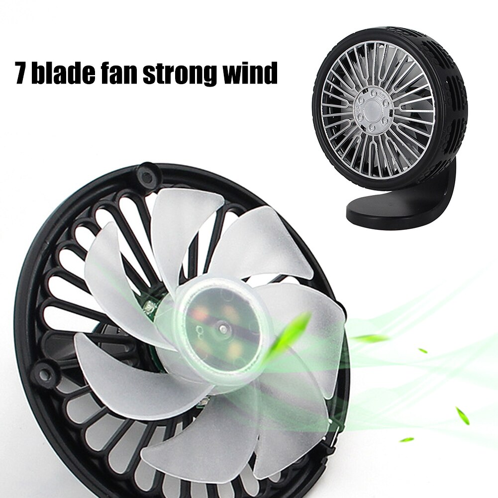 Auto Air Vent Gemonteerde Usb Fan Mini Elektrische Grandado