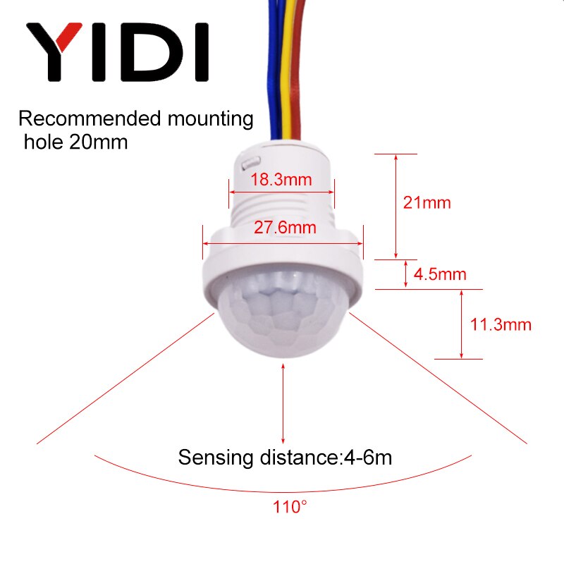 Pir Infrarood Motion Automatische Sensor Detector Vicedeal