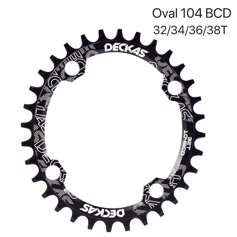 Deckas 104BCD Ovale Mtb Kettingblad Smalle Brede M Grandado