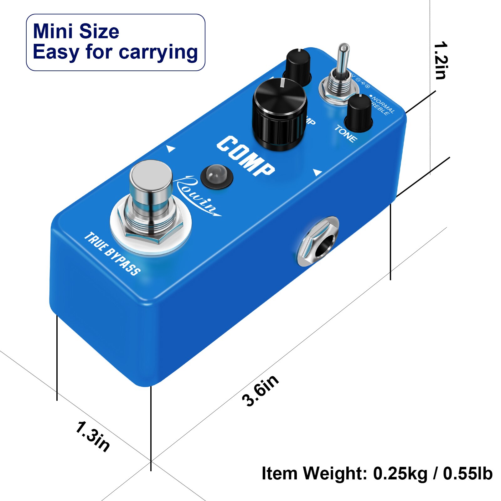 Rowin Compressor Pedaal Comp Effect Pedaal Voor Gi Grandado