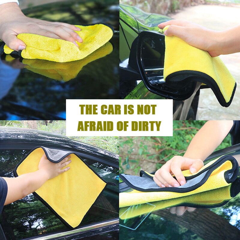 Wasstraat Microfiber Handdoek Car Cleaning Drogen Grandado