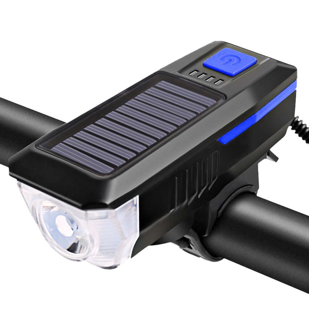 Zonnepaneel Mobiele Fiets Licht Modes Usb Solar Grandado