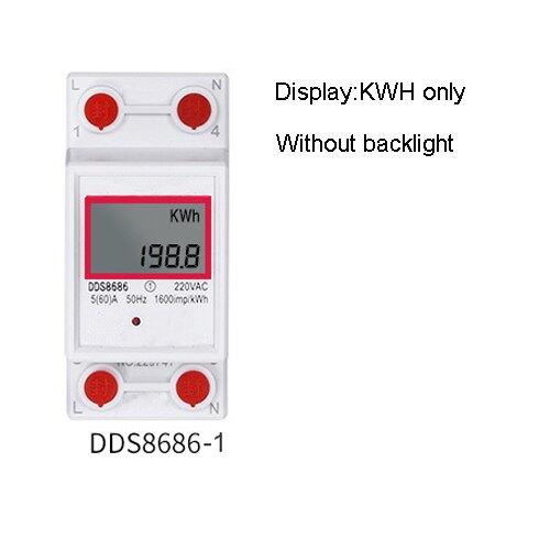 Elektronische Eenfase Din Rail Energiemeter Kwh Sp Grandado