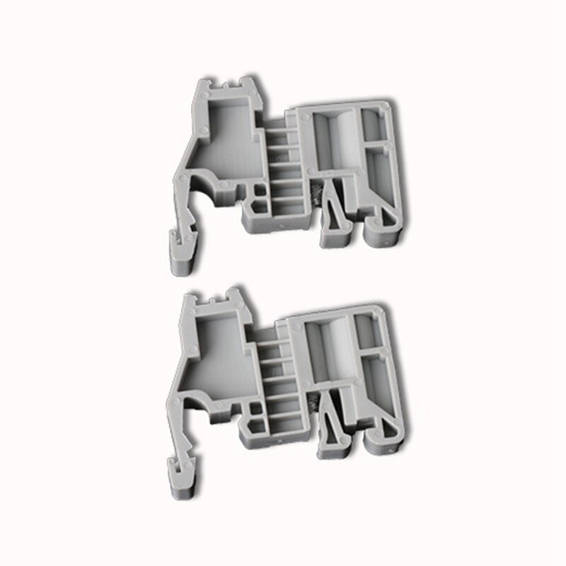 E Uk Din Rail Terminal Blocks End Stopper Bracket Grandado