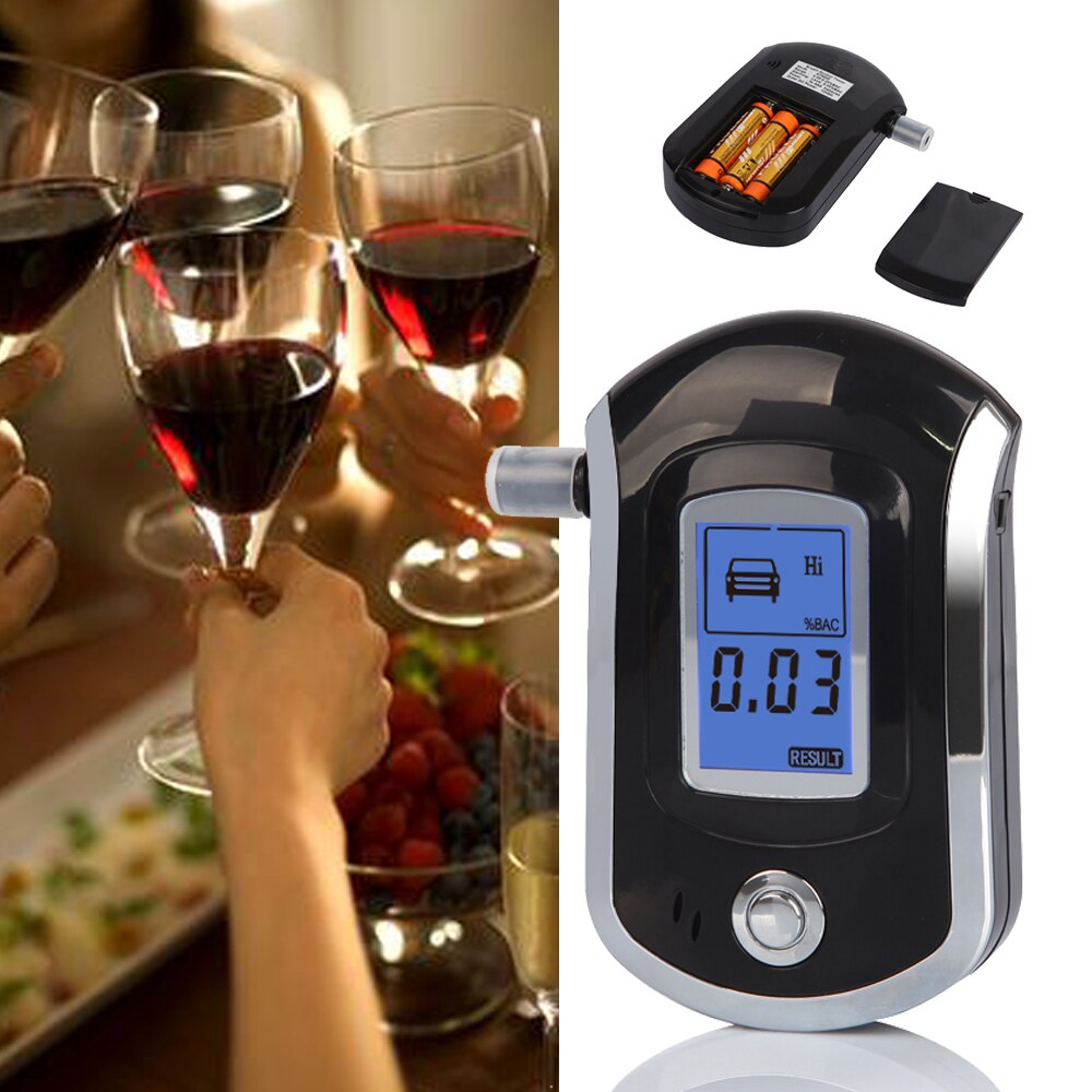 GREENWON Mini Digital LCD Screen Breath Alkohol Al Grandado