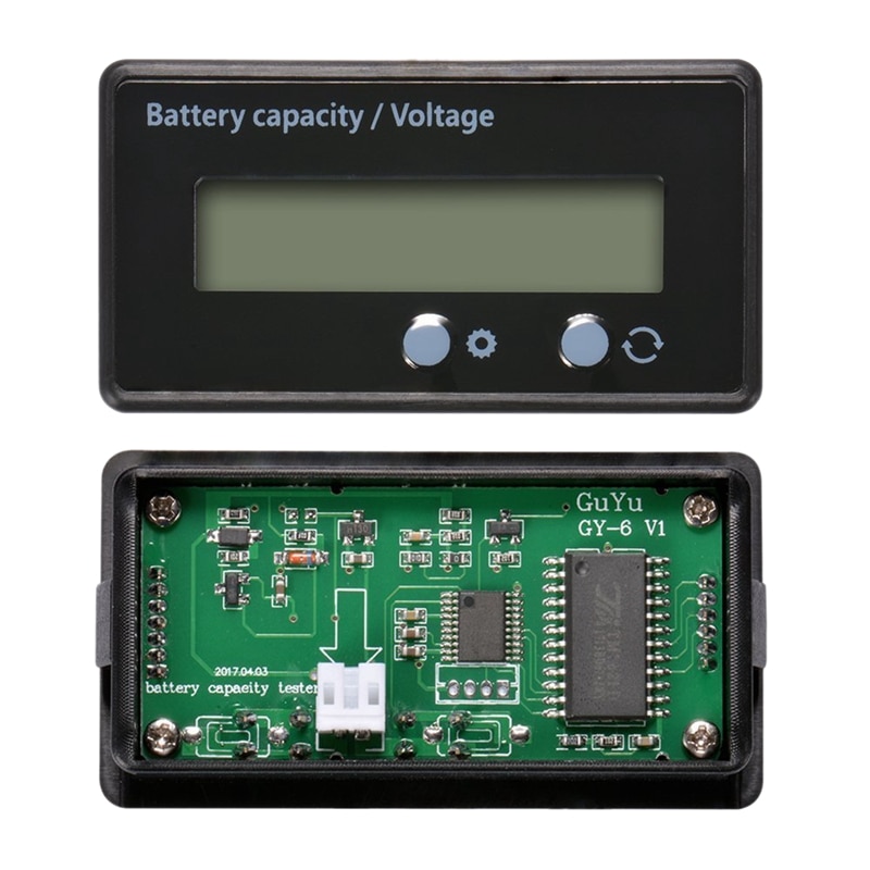 Lcd Batterij Capaciteit Monitor Gauge Meter Water Grandado