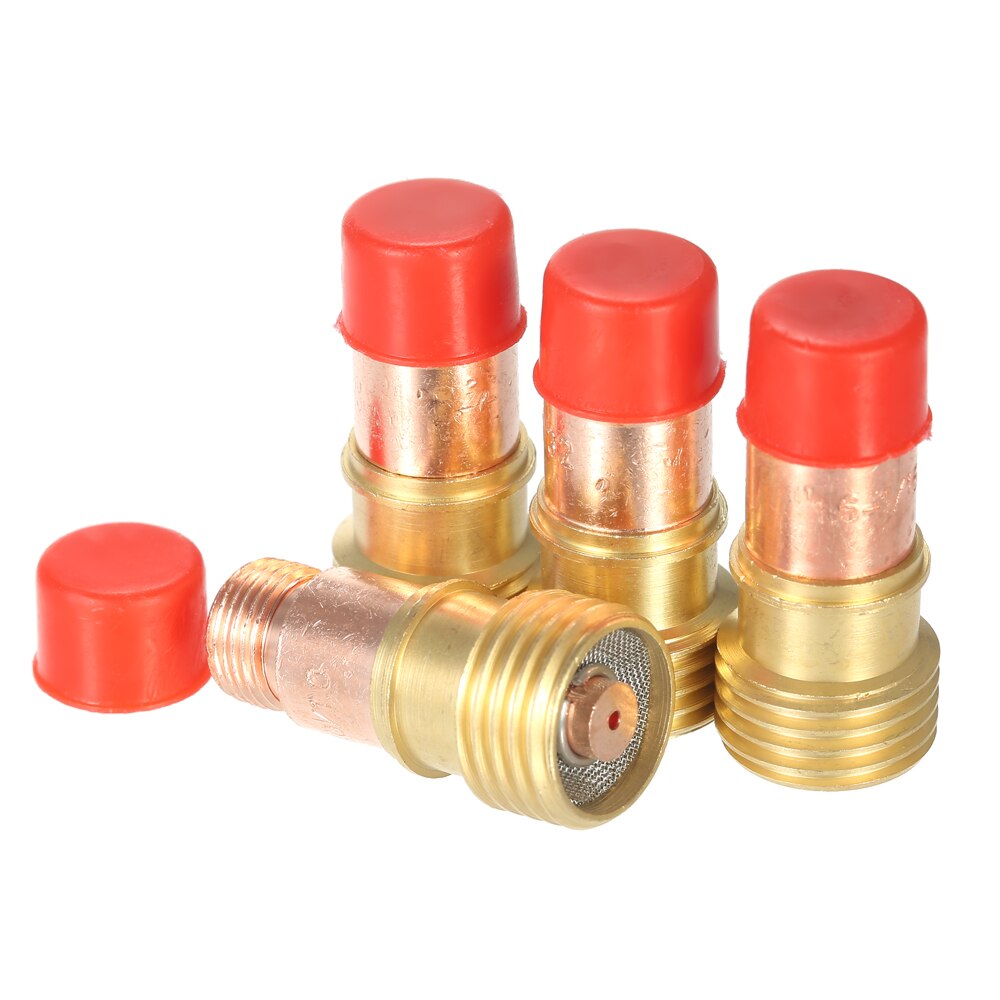 49PCS TIG Welding Torch Stubby Gas Lens 10 Glass Cup Kit For WP 17 18