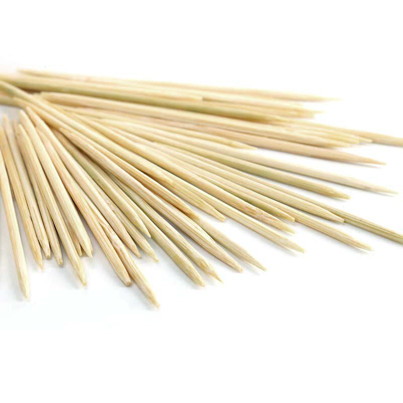 Pcs Cm Bbq Bamboo Sticks Wooden Skewers Keba Grandado