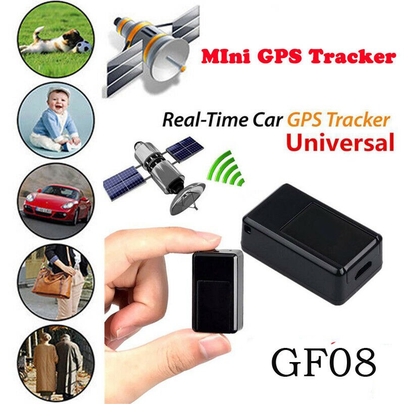 GF 08 Mini GPS Realtime Car Tracker Locator GSM GP Grandado