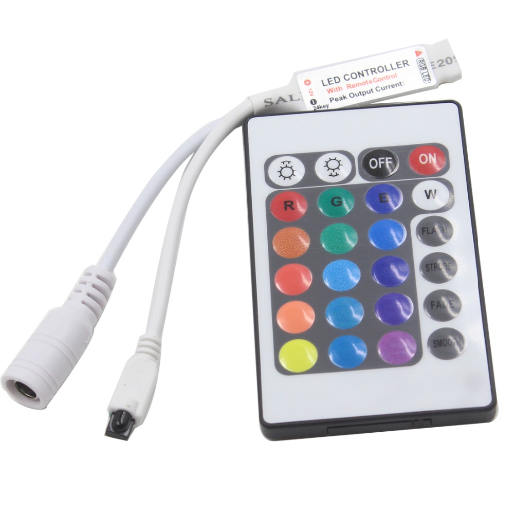 Led Controller 24 Toetsen LED IR RGB Controler Doo Vicedeal