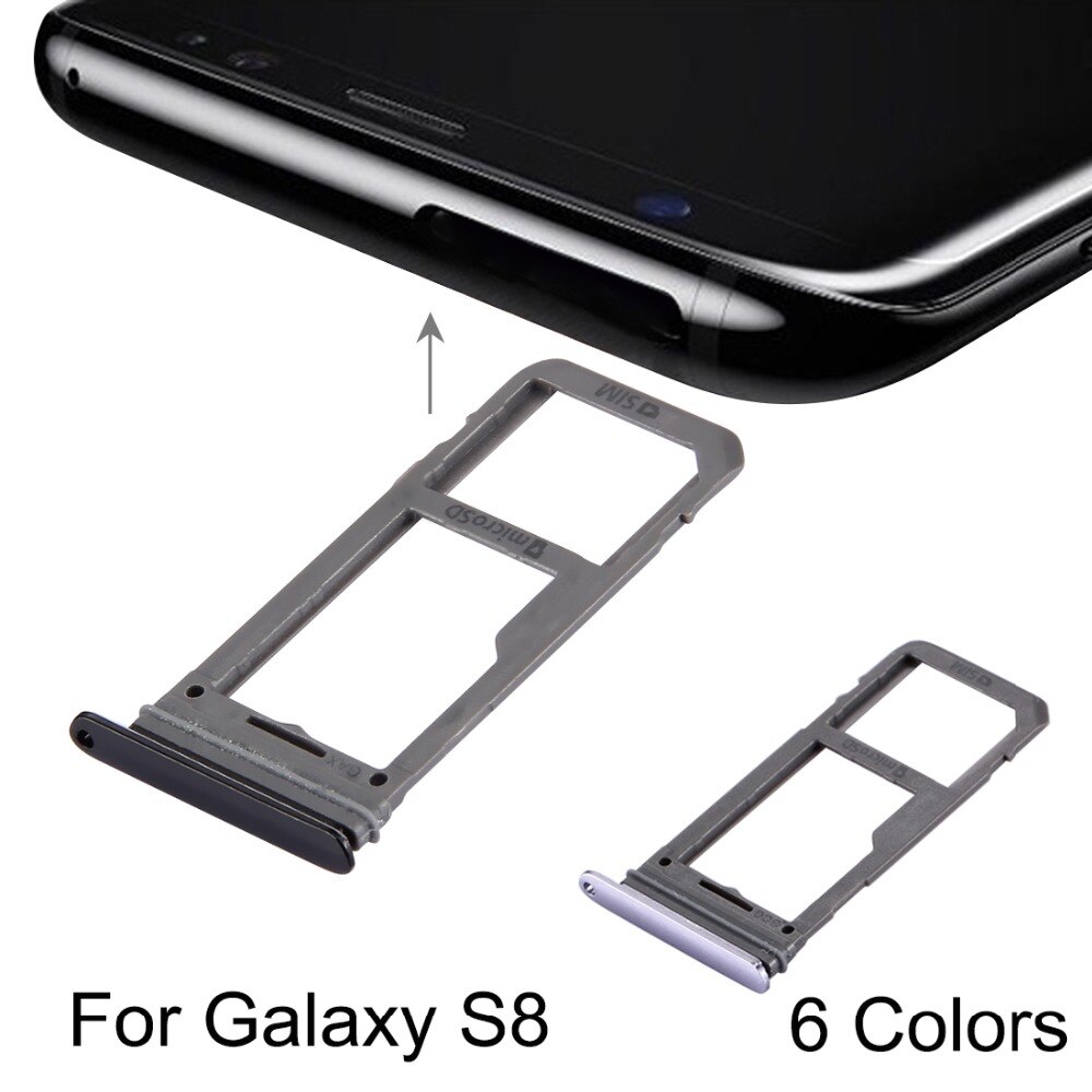 Voor Voor Galaxy S8 SIM Card Tray Slot Houder SD C Grandado