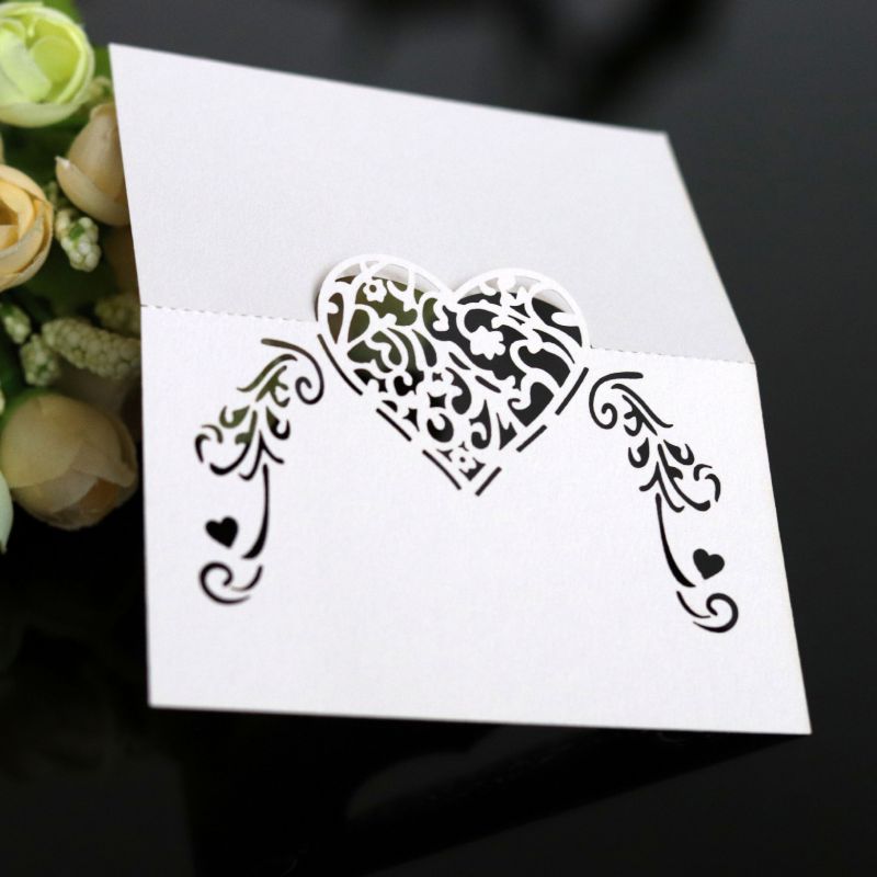 50pcs Locatie Card Bruiloft Decoratie Tafel Naam P Grandado