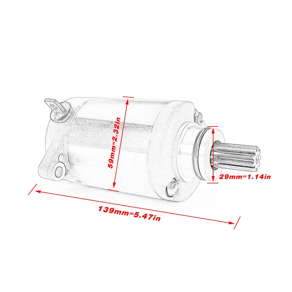 Starter Motor Voor Suzuki An Vecstar Cg A An Grandado