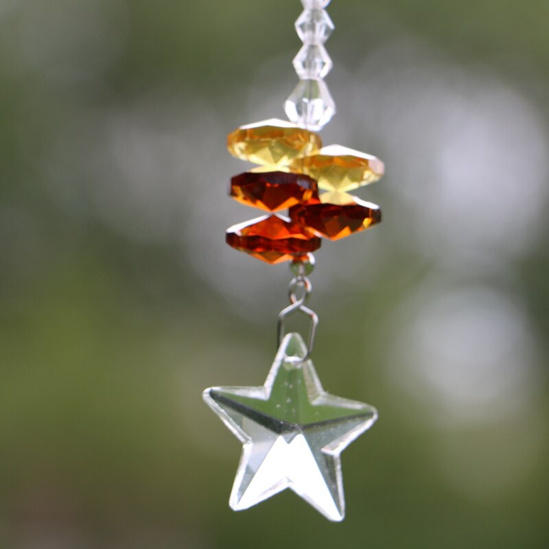 Pcs Rainbow Crystal Star Suncatcher Kroonluchter Grandado