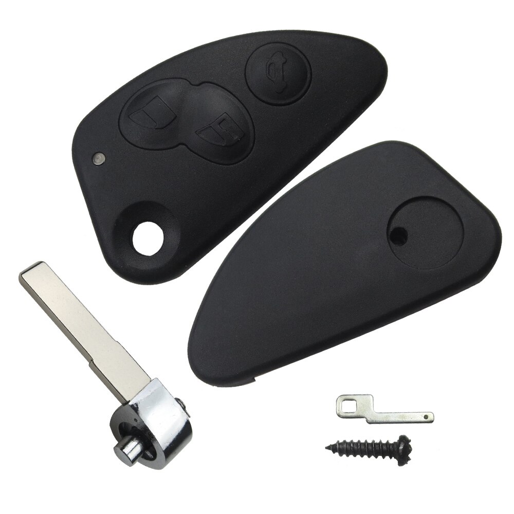 Okeytech Botones Para Alfa Key Carcasa De Llave A Distancia De Coche