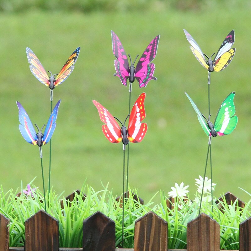 Vlinders Tuin Yard Planter Kleurrijke Grillige Vli Grandado