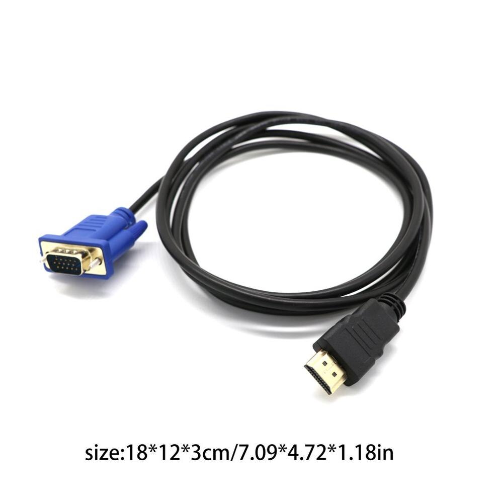 Cable Convertidor Hdmi A Vga Hd Cable De Audio D S Grandado