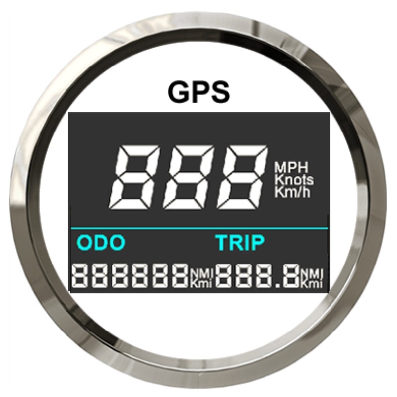 Digitale Gps Snelheidsmeter Lcd Gauge Kilometer Grandado