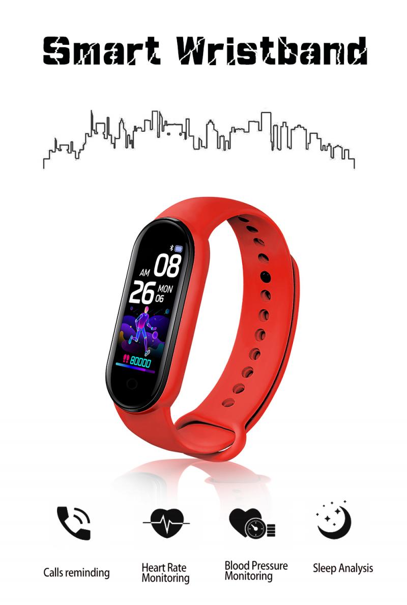 M5 Smart Band Bracelet IP67 Waterproof Smarthwatch Grandado