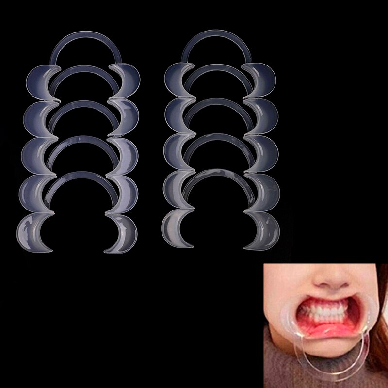 10Pcs Safe Use Medium Size C Type Mouth Opener Den Grandado