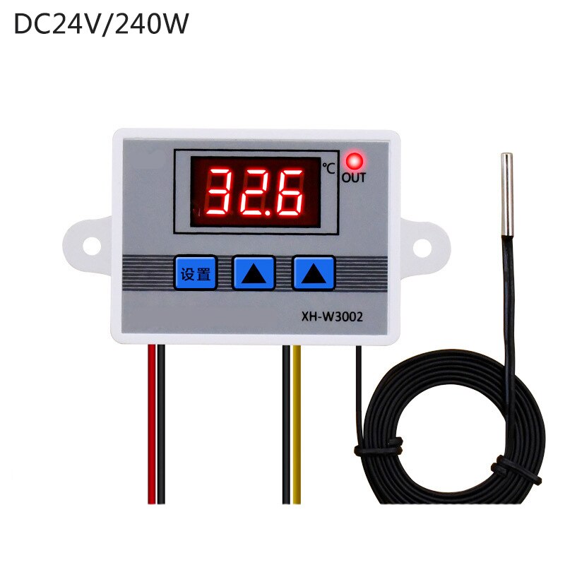 12V 24V 220V AC Controlador Digital De Temperatura Grandado