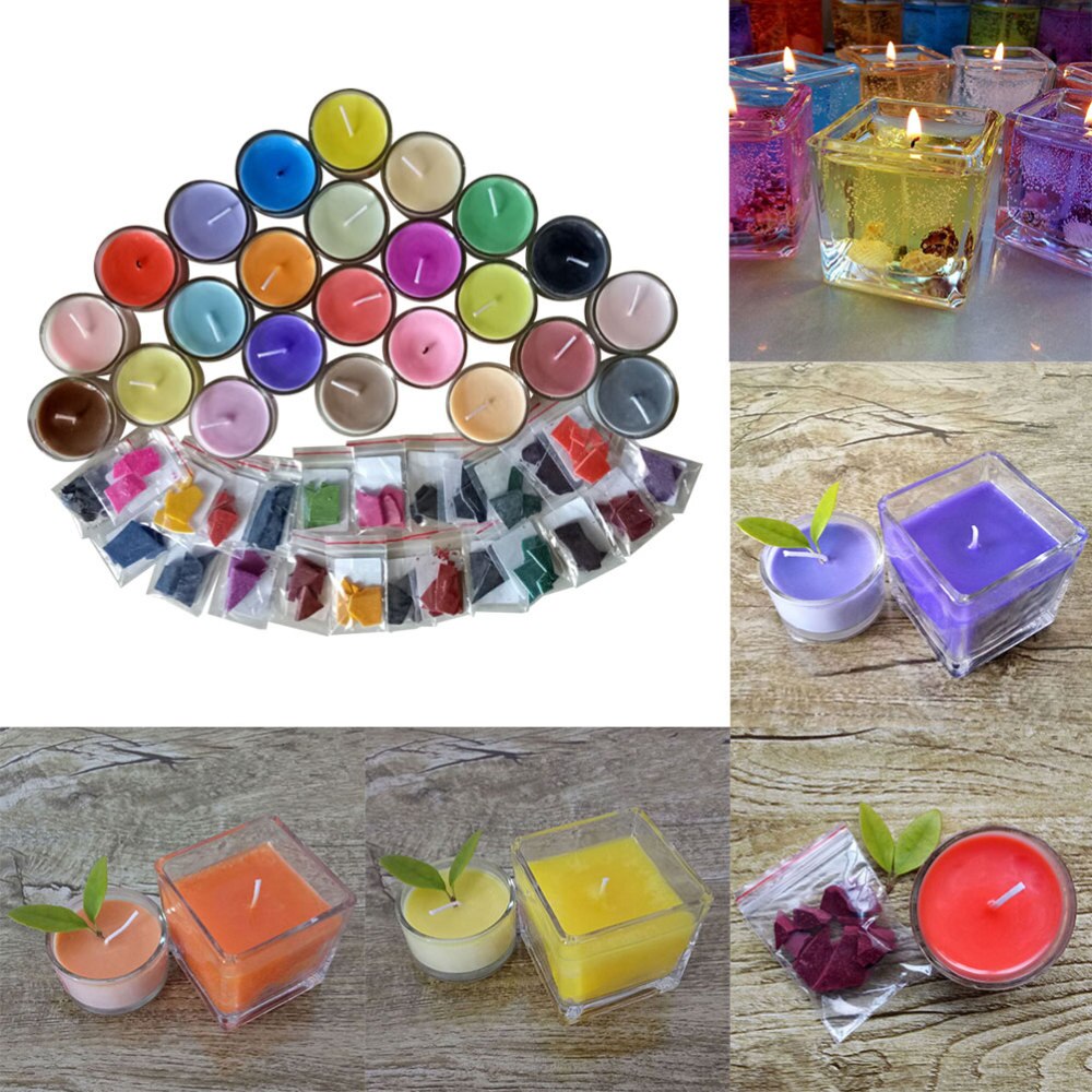 24 Kleuren 2G Per Kleur Wax Dye Diy Kaars Dye Kaar Grandado