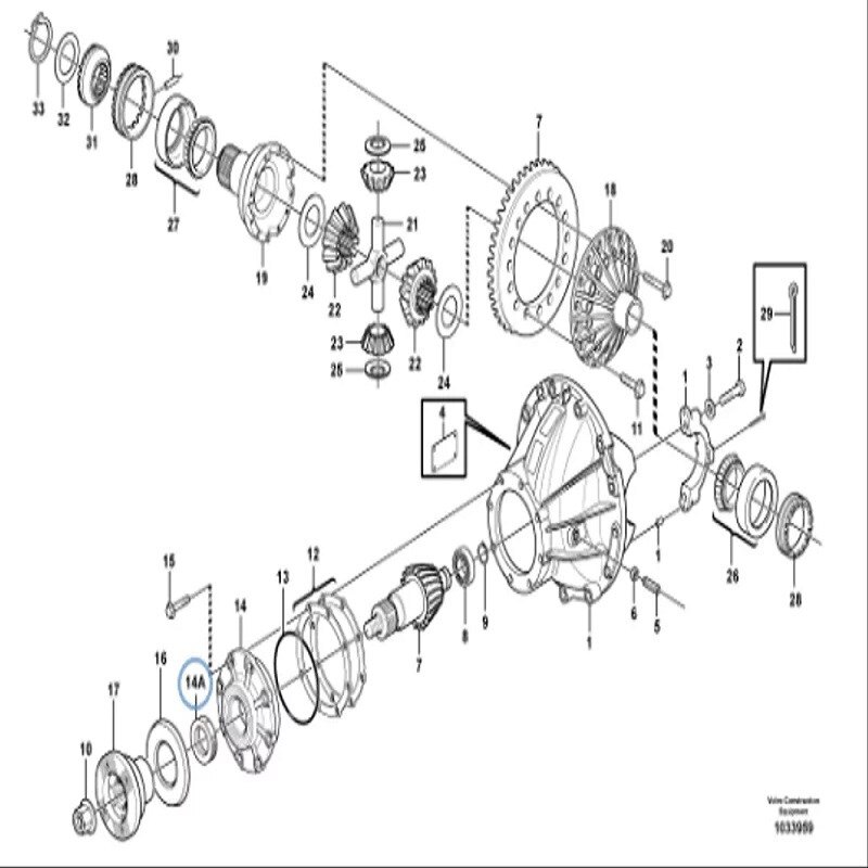 22468905 OEM Lippe Dichtung für A35E A35F A35G A40E A40F A40G