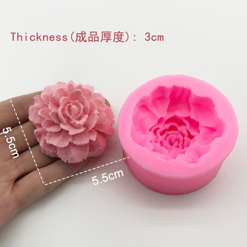 Diy Bloem Grote Rose Shape Silicone Fondant Zeep Grandado