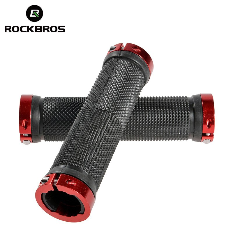 ROCKBROS Rubber Mountain Fiets Handvat Grips Deelt Grandado