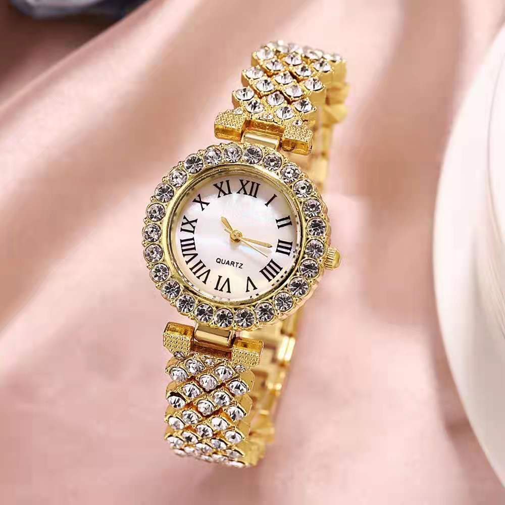 Luxe Crystal Vrouwen Quartz Horloge Armband Horlog Vicedeal