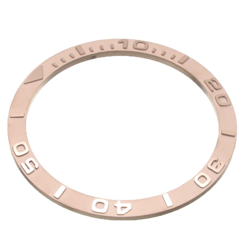 Rose Gold 38Mm Zirconia Keramische Bezel Ring Mond Grandado