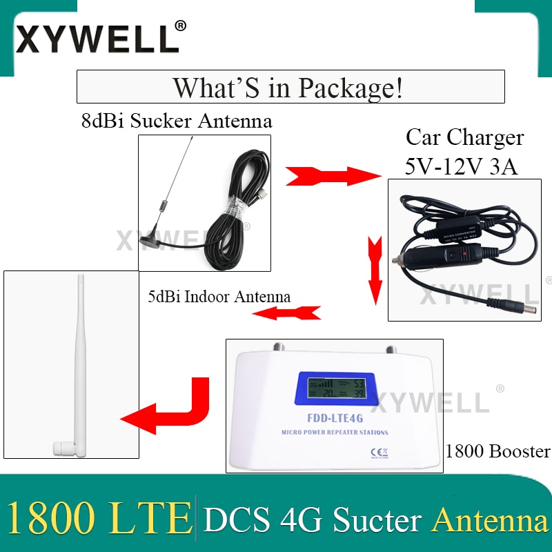 Auto Verwenden FDD LTE 1800 4G Handy Mobiltelefon Signal Booster